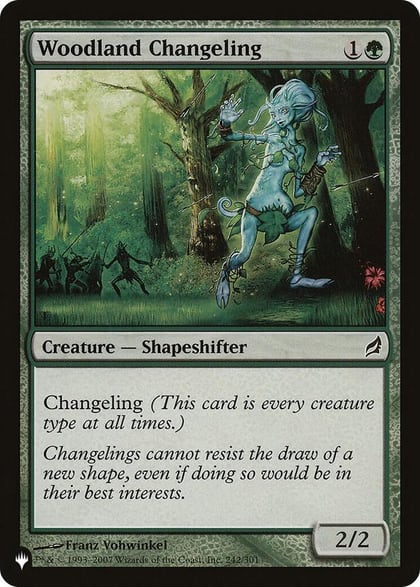 Woodland Changeling, The List Reprints 242/301