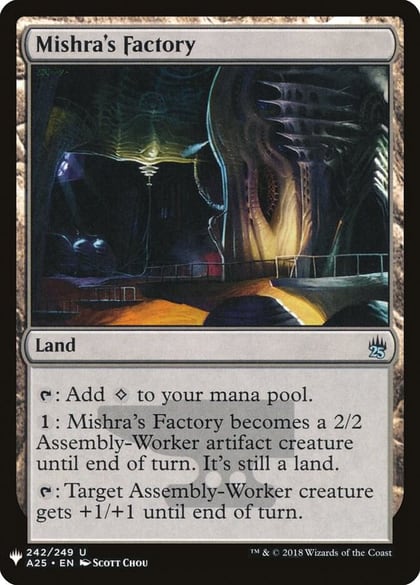 Mishra's Factory (A25), The List Reprints 242