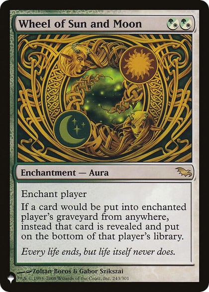 Wheel of Sun and Moon, The List Reprints 243/301