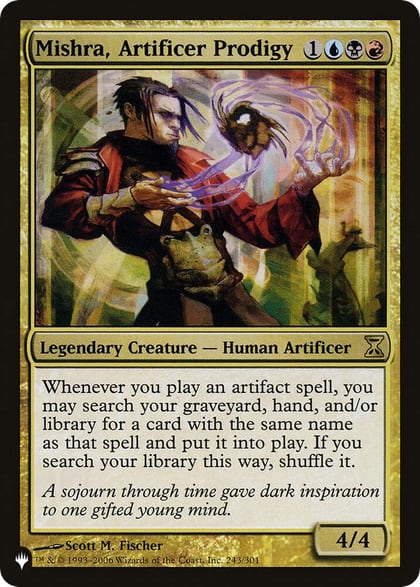 Mishra, Artificer Prodigy, The List Reprints 243/301