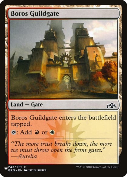 Boros Guildgate, The List Reprints 243/259