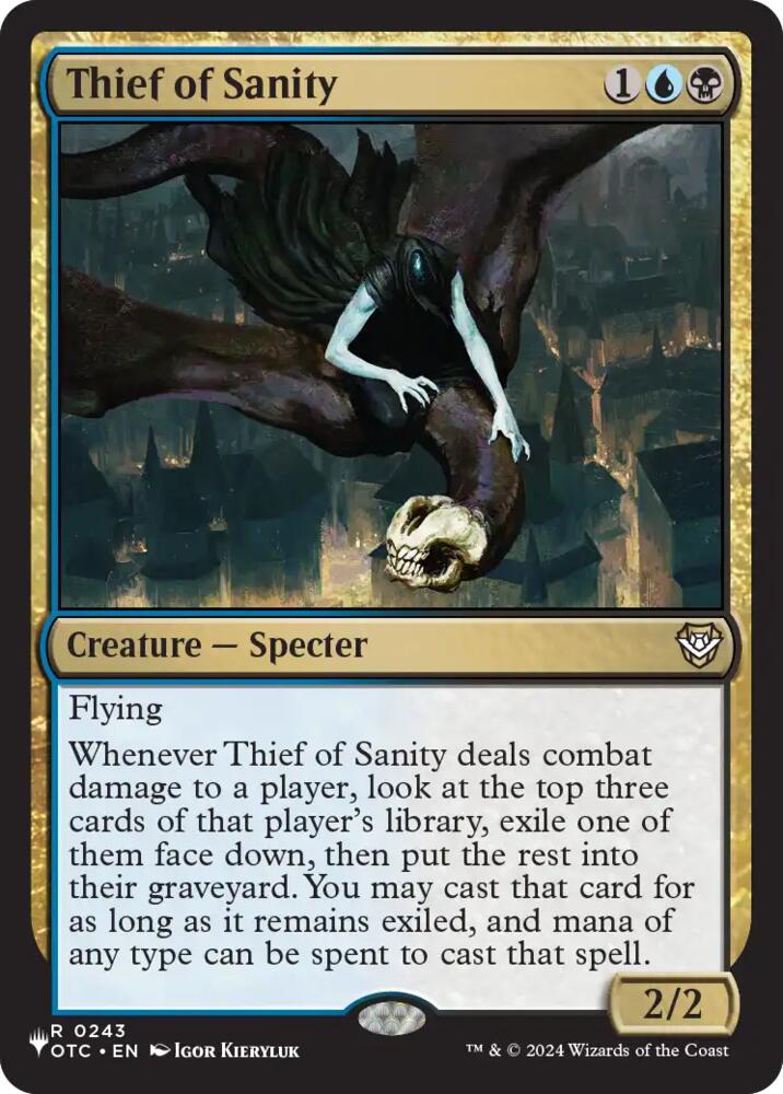 Thief of Sanity, The List Reprints 243