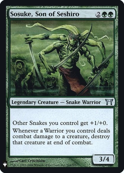 Sosuke, Son of Seshiro, The List Reprints 244