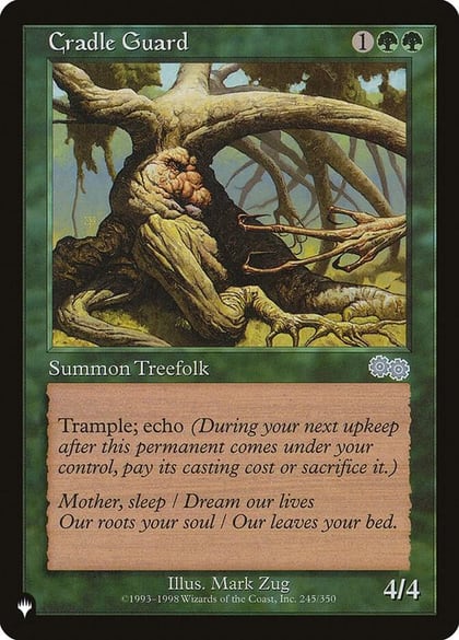 Cradle Guard, The List Reprints 245/350