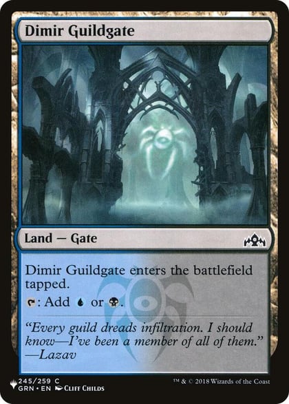 Dimir Guildgate, The List Reprints 245/259