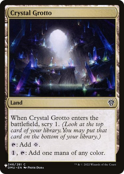 Crystal Grotto, The List Reprints 246/281