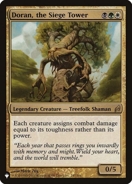 Doran, the Siege Tower, The List Reprints 247/301