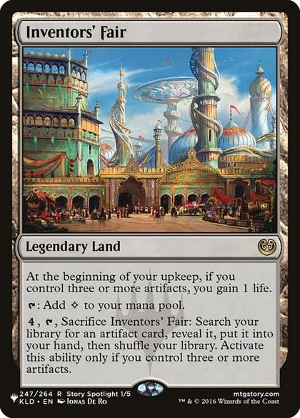 Inventors' Fair, The List Reprints 247/264