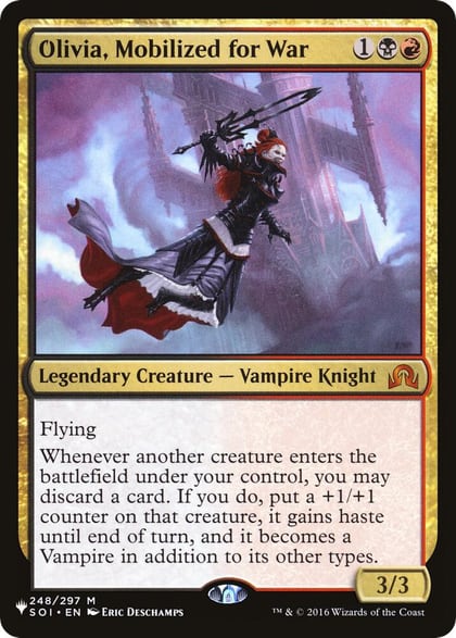 Olivia, Mobilized for War, The List Reprints 248/297
