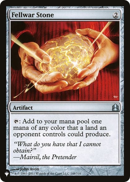 Fellwar Stone (CMD), The List Reprints 248