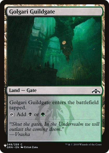 Golgari Guildgate, The List Reprints 248/259