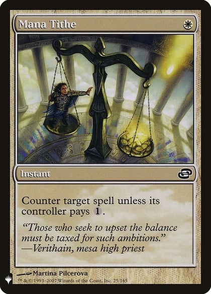 Mana Tithe, The List Reprints 25/165