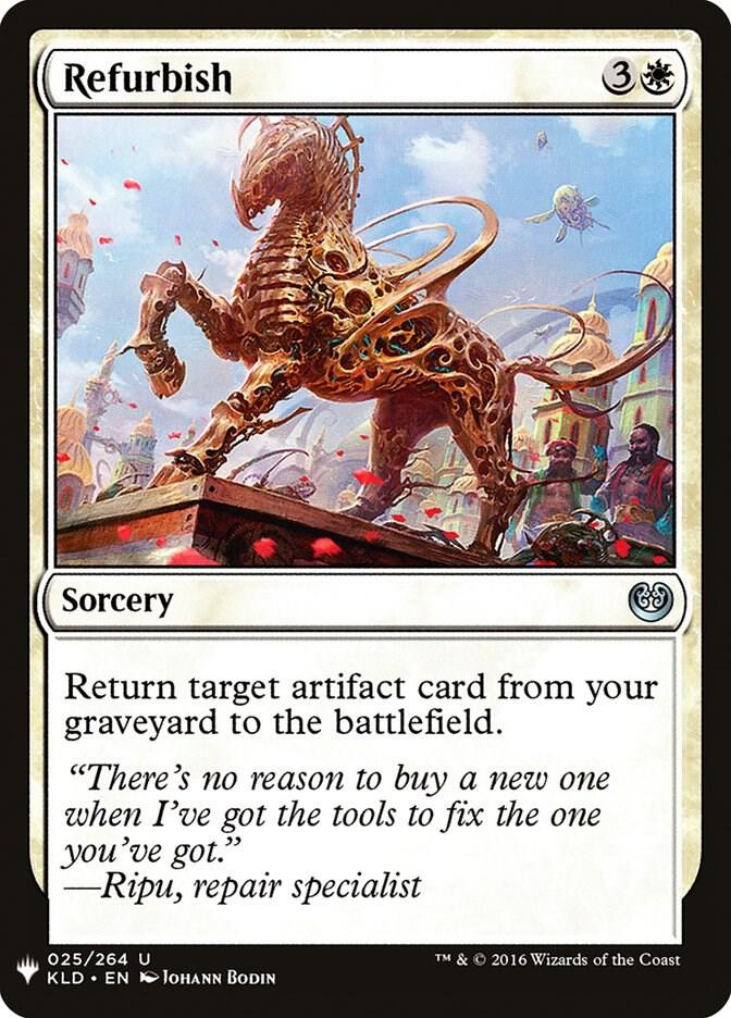 Refurbish, The List Reprints 25