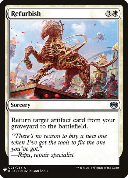 Refurbish, The List Reprints 25
