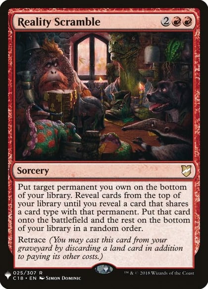 Reality Scramble, The List Reprints 25
