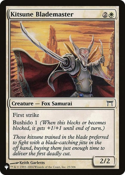 Kitsune Blademaster, The List Reprints 25/306