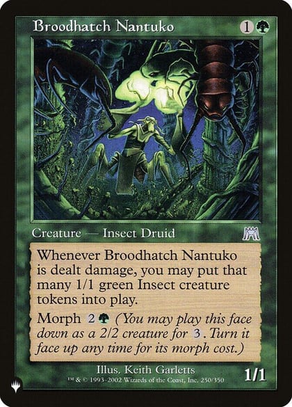 Broodhatch Nantuko, The List Reprints 250/350