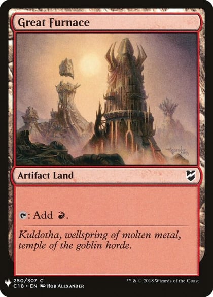 Great Furnace (C18), The List Reprints 250