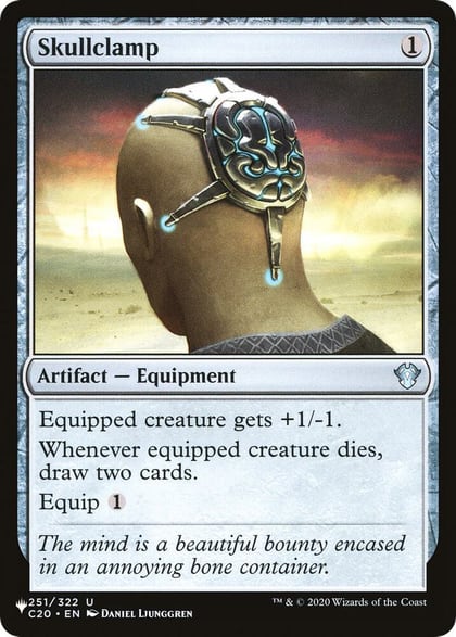 Skullclamp (C20), The List Reprints 251/322