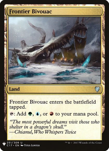 Frontier Bivouac (C17), The List Reprints 251