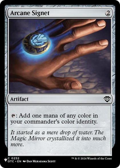 Arcane Signet (OTC), The List Reprints 252