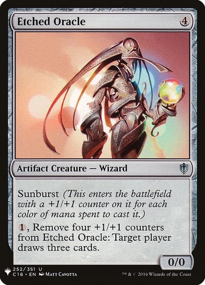 Etched Oracle, The List Reprints 252