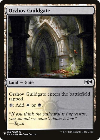 Orzhov Guildgate (253), The List Reprints 253/259