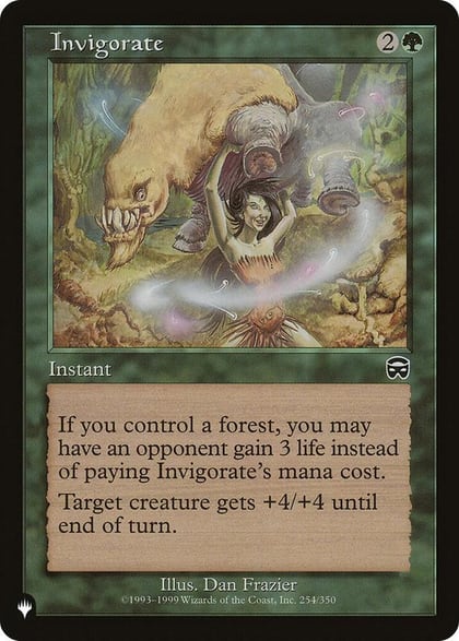 Invigorate (MMQ), The List Reprints 254/350