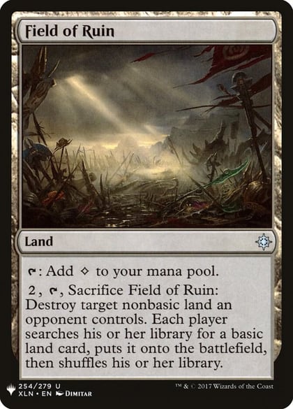 Field of Ruin, The List Reprints 254