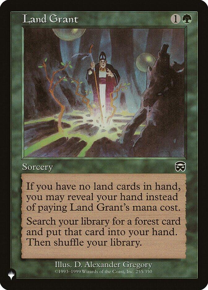 Land Grant, The List Reprints 255/350