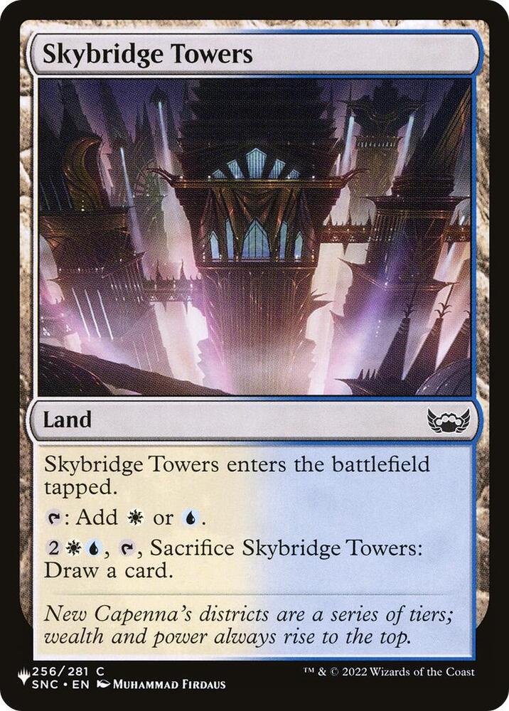 Skybridge Towers, The List Reprints 256/281