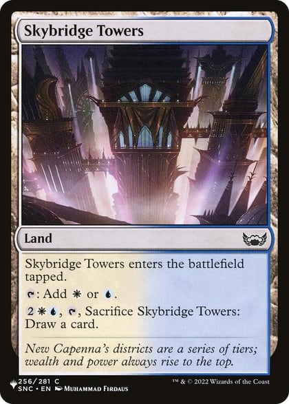 Skybridge Towers, The List Reprints 256/281