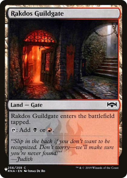 Rakdos Guildgate (256), The List Reprints 256/259