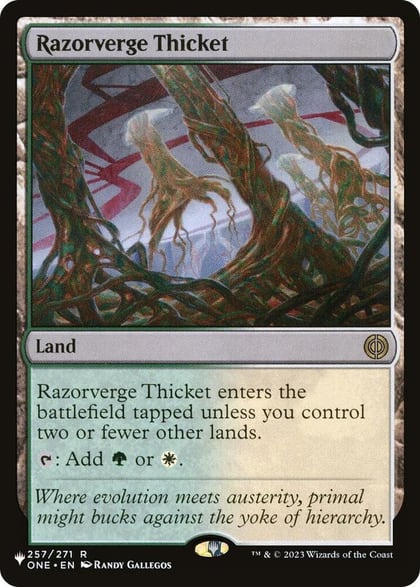 Razorverge Thicket, The List Reprints 257/271