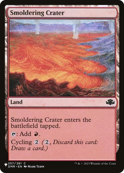 Smoldering Crater, The List Reprints 257