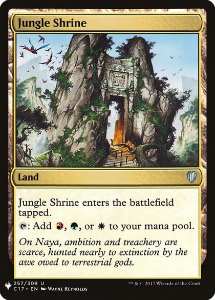 Jungle Shrine (C17), The List Reprints 257