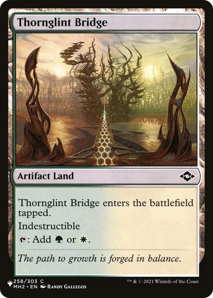 Thornglint Bridge, The List Reprints 258/303