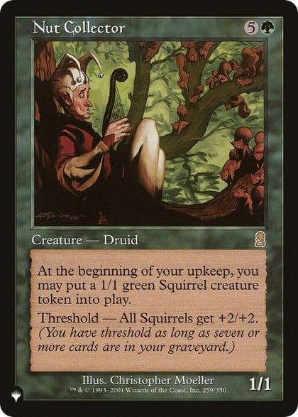 Nut Collector, The List Reprints 259/350