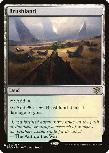 Brushland (BRO), The List Reprints 259/012