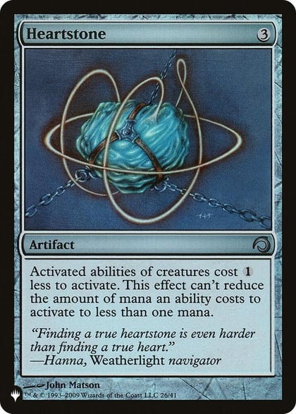 Heartstone (H09), The List Reprints 26/41