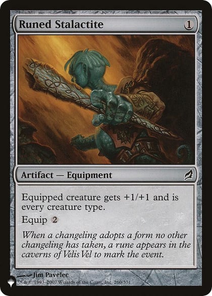 Runed Stalactite, The List Reprints 260/301