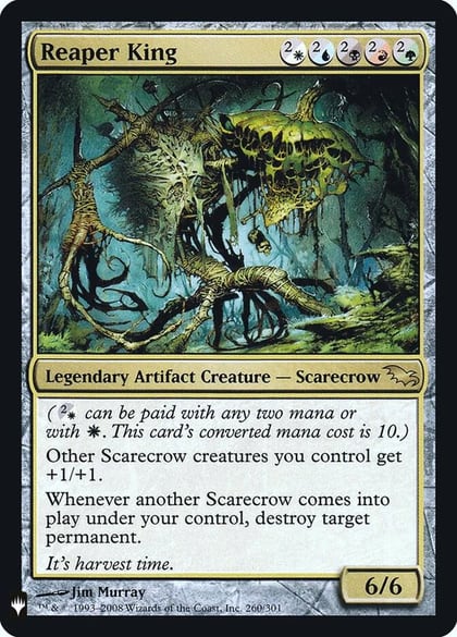 Reaper King, The List Reprints 260