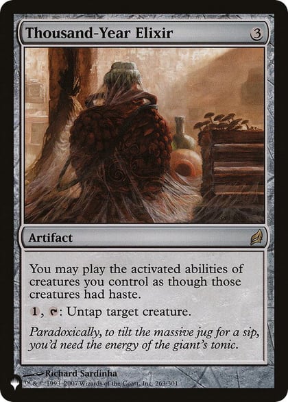 Thousand-Year Elixir, The List Reprints 263/301