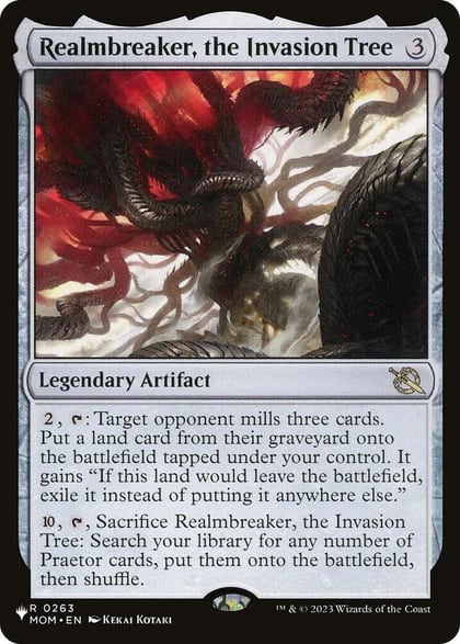 Realmbreaker, the Invasion Tree, The List Reprints 263