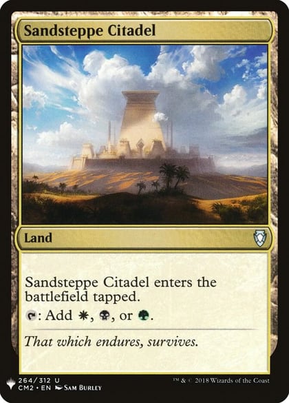 Sandsteppe Citadel (CM2), The List Reprints 264