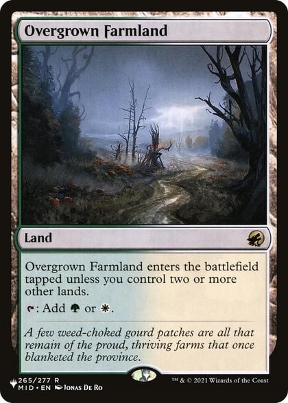 Overgrown Farmland, The List Reprints 265/277
