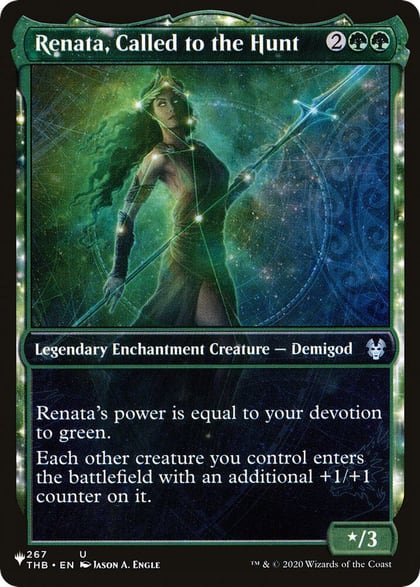 Renata, Called to the Hunt (Showcase), The List Reprints 267/254
