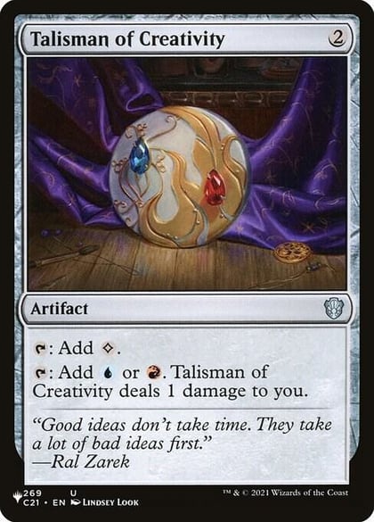 Talisman of Creativity, The List Reprints 269