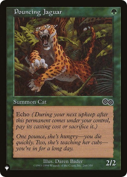 Pouncing Jaguar, The List Reprints 269/350