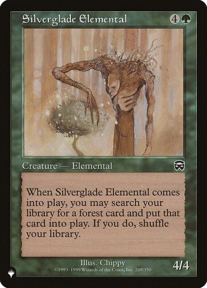 Silverglade Elemental, The List Reprints 269/350